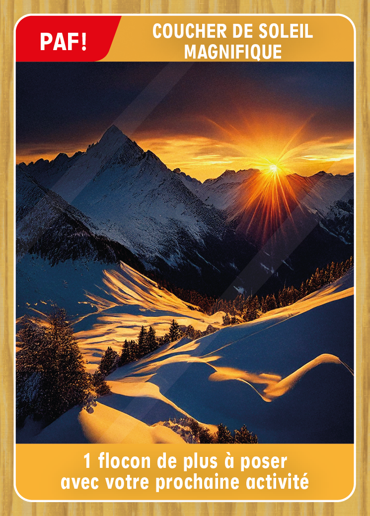 Coucher de soleil magnifique