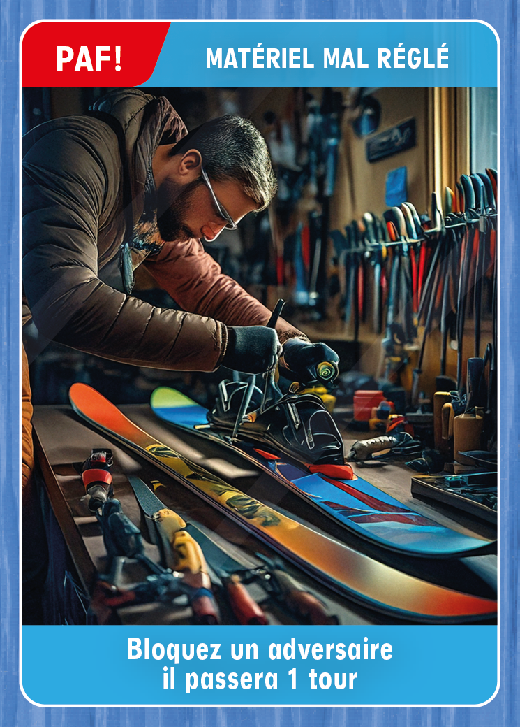 Matériel mal réglé